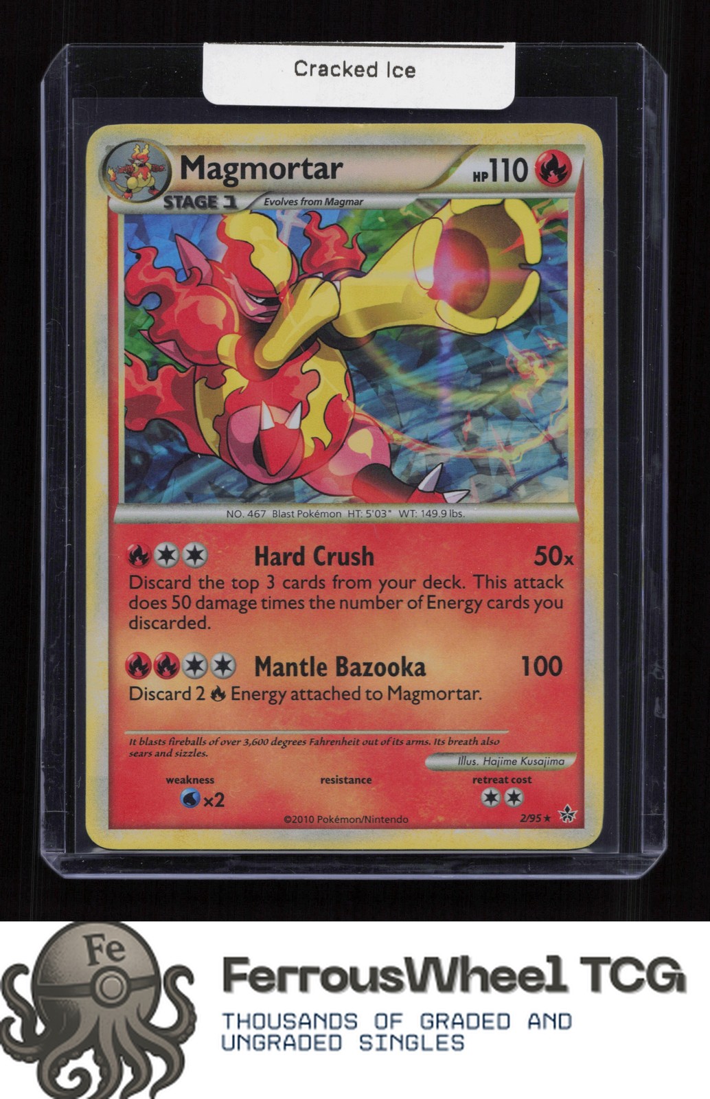 Magmortar 002/095 - Miscellaneous Cards & Products - Cracked Ice (MP)
