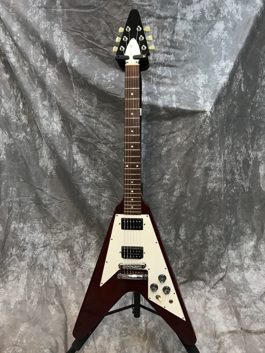 Gibson 1967 Flying V Reissue Cherry Made in USA 1996 Solid Body