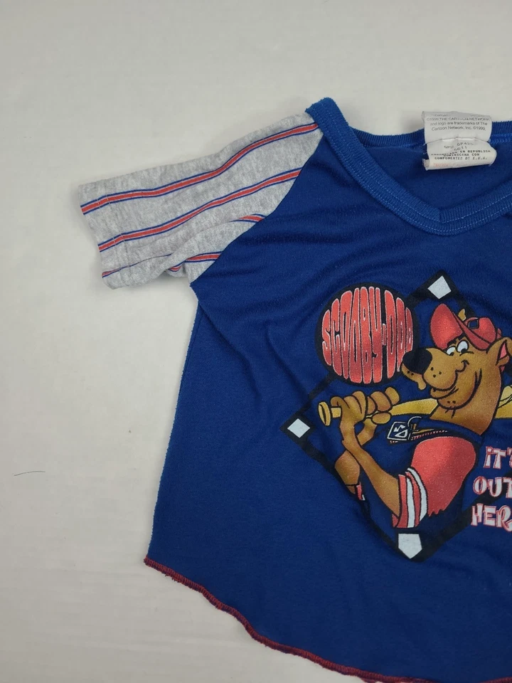 Pijama Scooby Doo de Colección NIÑOS Talla 4 WORMERSER Béisbol Dibujos Animados Red LEER Foto 4 de 4