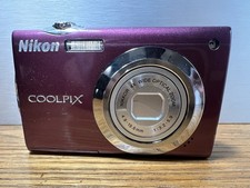 Nikon Coolpix S4000 Plum Digital Camera Lens Error Parts Or Repair