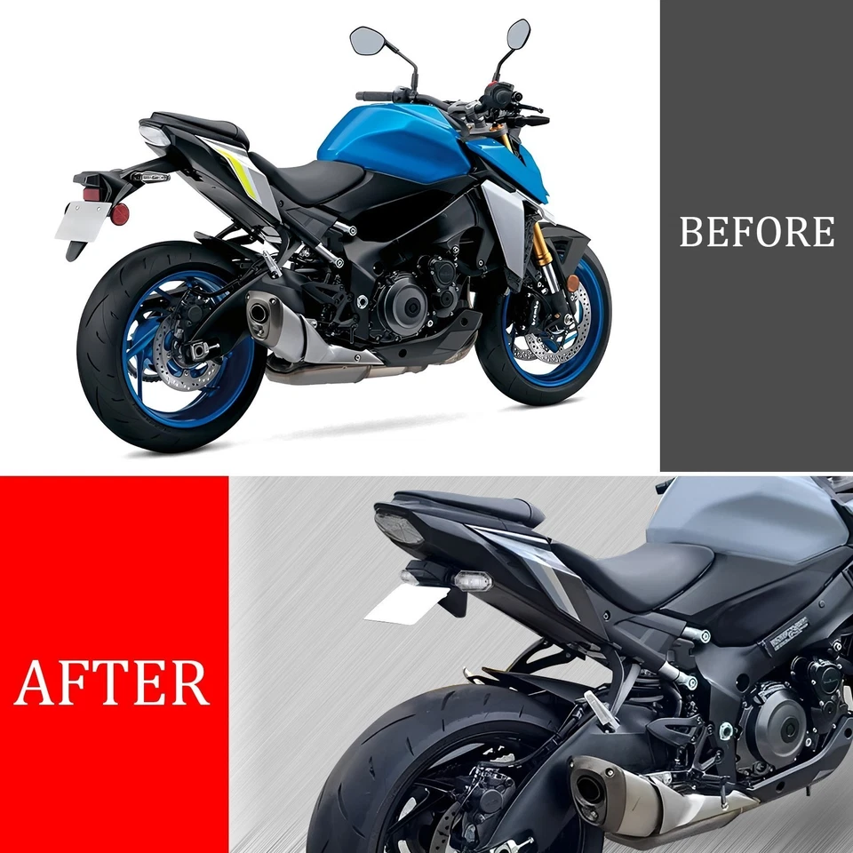 GSX-S 1000 eliminador de guardabarros LED intermitente para Suzuki GSXS1000/F 2015-2025 Foto 2 de 4