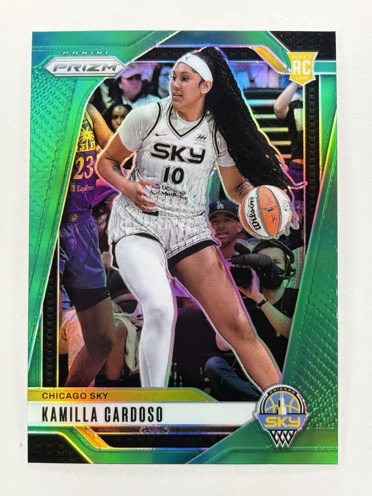2024 Panini Prizm WNBA - Green Prizm #93 Kamilla Cardoso (RC)