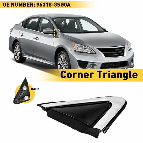 Front Right Fender /Mirror Trim Finisher For 13-19 Nissan Sentra 96318-3SG0A