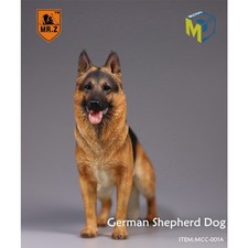 German Shepherd Dog Statue 1:6 Resin Animal Model Gift Toy Figure Peace Handmade