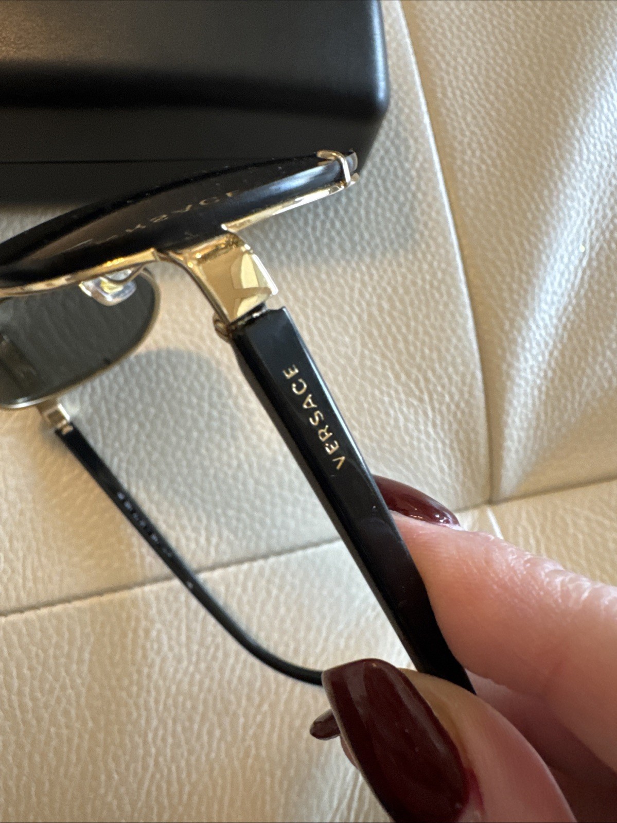 Authentic Versace Pilot Shape Sunglasses (read) - image 14