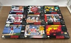 Lot of 9 SNES Game Boxes WITH GAMES Tested! Read!