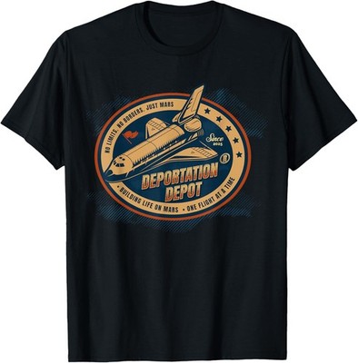 Deportation Depot Building Life On Mars Unisex T-Shirt