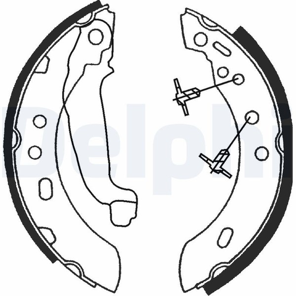 Bremsbacken Hinten FüR Nissan Micra II K11 1.0 1.3 1.5 92-03 363615412210-image