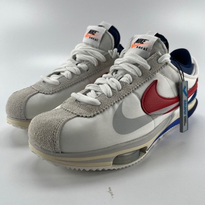 Nike Zoom Cortez SP sacai White University Red Blue DQ0581-100 Mens 9