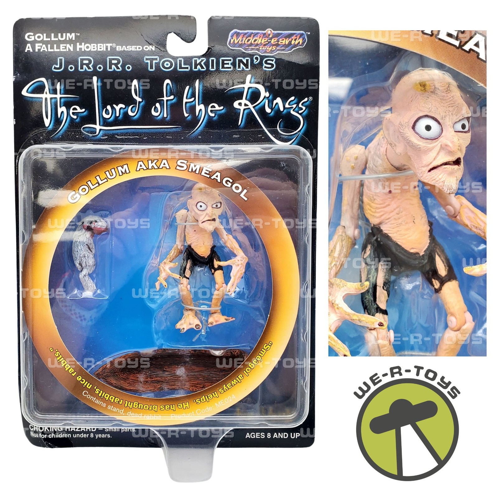 the Lord of the Rings Gollum A Fallen Hobbit Action Figure Middle-earth Toys NEW