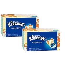 460-Count 2-Ply Facial Tissues: Gentle Anti-Viral, 2 Packs, Unscented