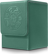 Deck Box MTG with 2 Divider Fits 100+ Signal Sleeved Cards, Mtg Commander Deck B