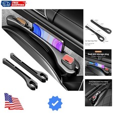 2PCS Car Seat Gap Filler Organizer with Phone Holder, Upgrade Version Car Se...