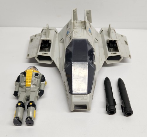Vintage 1984 GI Joe SHARC avec figurine Deep Six et torpilles LIRE livraison gratuite