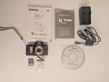 PENTAX OPTIO I-10 Digital Camera 12.1MP Black Pentax Special Design TESTED!