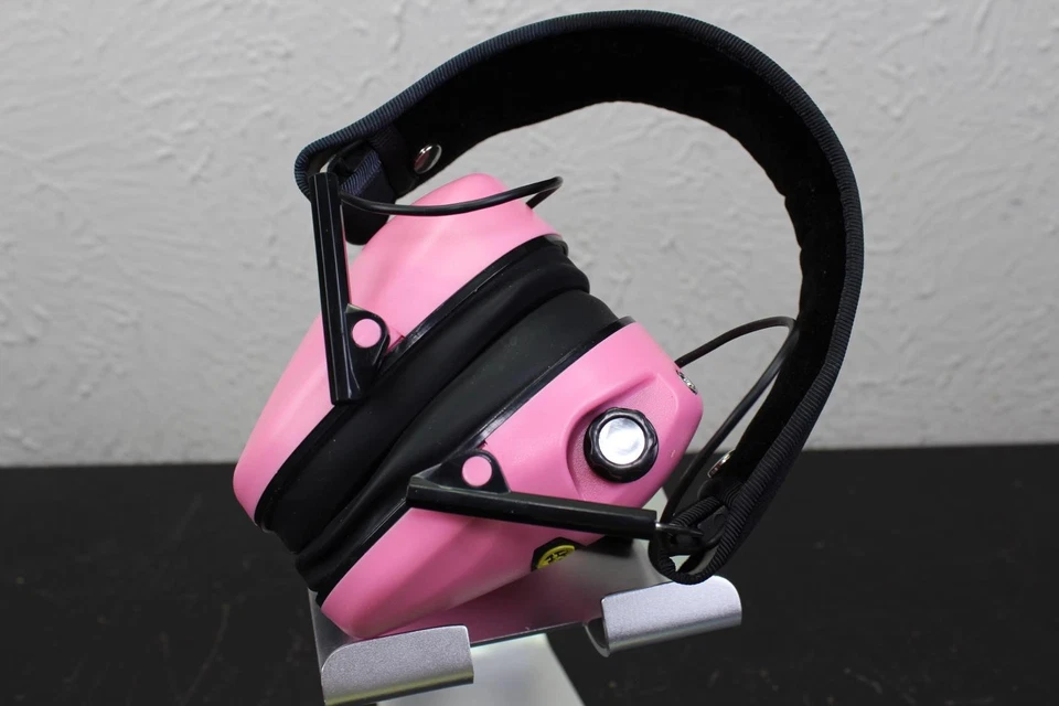 Наушники-вкладыши Caldwell розовые аккумуляторные строительные для стрельбы шумоподавление безопасность - Изображение 3 из 4