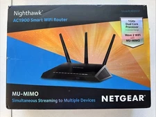 NETGEAR Nighthawk AC1900 Modem Router Black MU—MIMO
