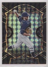 2021 Panini Select Concourse Black Finite Prizm 1/1 Josh Fleming #39 1u6