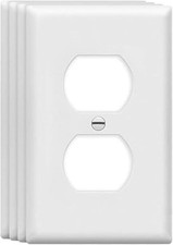 ZEFTV Duplex Wall Plates 1-Gang Switch Outlet Electrical Cover Plate Unbreakable