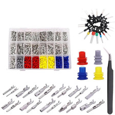 739Pcs Automotive Electrical Connector Pins Kit Terminal Removal Tool Wire Seals
