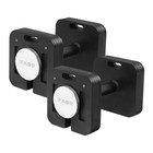 1x 2x 50LBS Square Dumbbell 9 in 1 Adjustable Weight Set Body Building Training