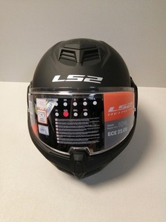 Motorradhelm LS2 Klapphelm Motorrad ADVANT SOLID Matt Black XXL