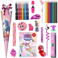 Stylex SchultüTe Einhorn Unicorn 70 Cm GefüLlt ZuckertüTe Einschulung MäDchen