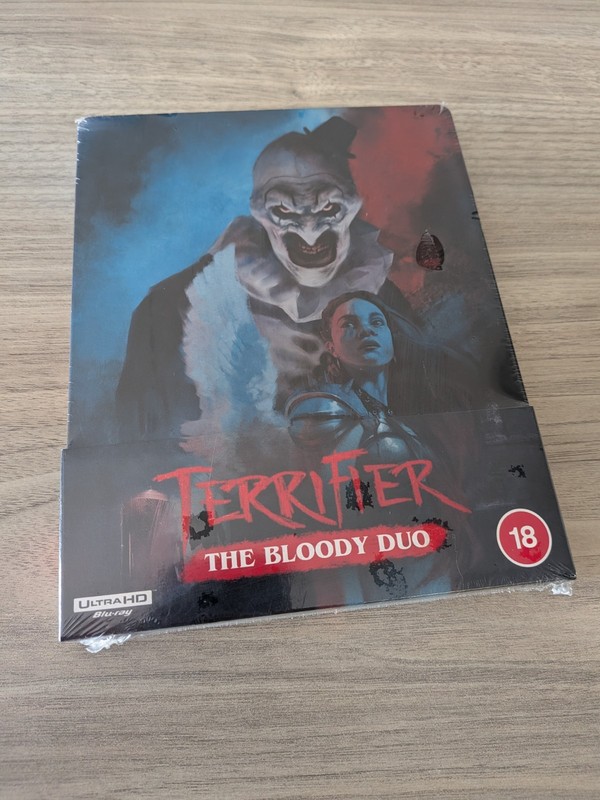 *NEW* Terrifier: The Bloody Duo SteelBook (4K Ultra HD) IMPORT