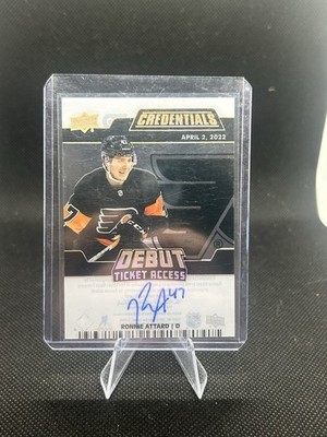 2022-23 Credentials Debut Ticket Access Acetate Auto Ronnie Attard /99