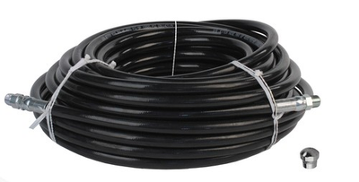 #ad Schieffer 3 8quot; x 100#x27; 4000 PSI Thermoplastic Sewer Jetter Hose amp; 12.0 Nozzle $222.99