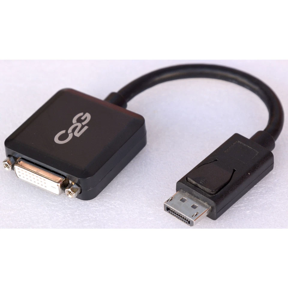 ADAPTER MONITORKABEL KABEL DISPLAY PORT DP MALE > DVI-D FEMALE V179 - Bild 2 von 2