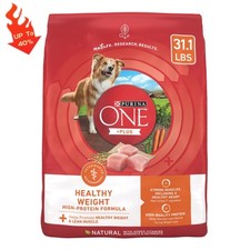 Purina ONE Plus Healthy Weight Dry Dog Food, Turkey, 31.1lb 1.93 per pound