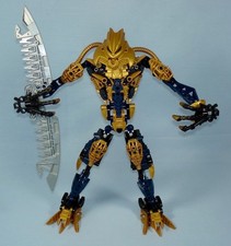 Lego Bionicle 8734 BRUTAKA - Gold Titan Warrior - 100% Complete