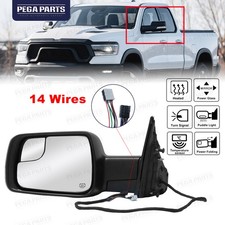 Mirror Heated Power Folding Driver Left Side For Ram 1500 2019-2024 68462769ab