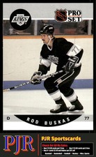 Rod Buskas 1990-91 Pro Set #456 Los Angeles Kings Rookie