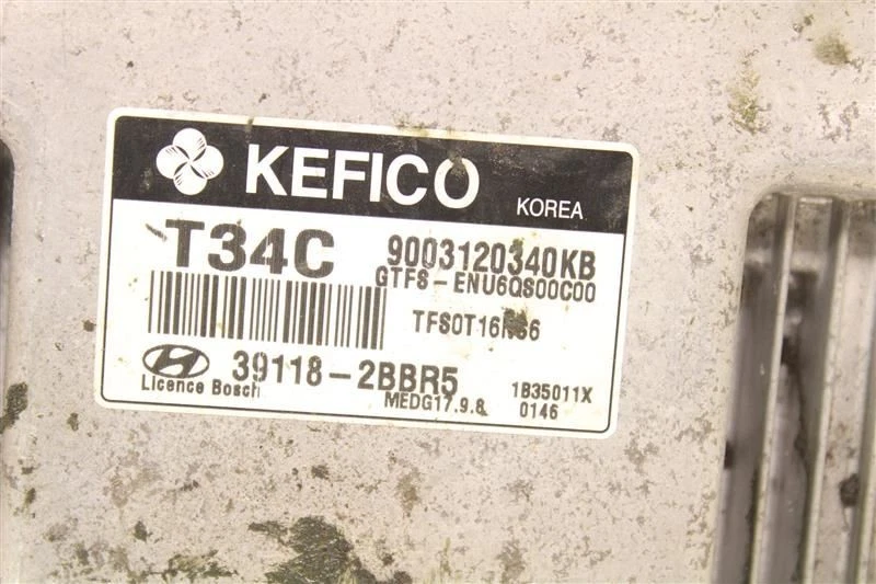 Computadora ECU ECM HYUNDAI VELOSTER 2014 14 391182BR5 892691 Foto 4 de 4