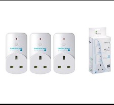 ENERGENIE MIHO002 MiHome Adaptor Smart Socket Plug 3Pack Control via App