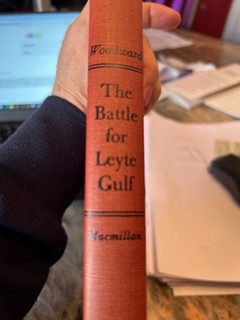 The Battle for Leyte Gulf by C. Vann Woodword 1947 First Edition
