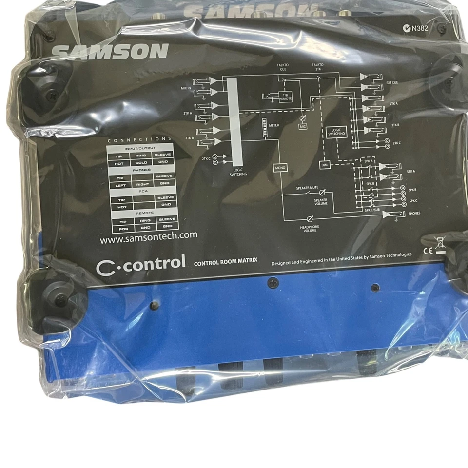 Samson C Control Audio Control Room Matrix Selector Manual Accessories u - Image 4 of 4