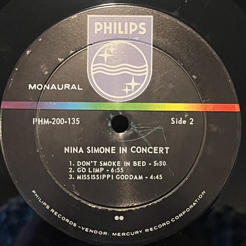 Jazz, Funk / Soul, Blues Nina Simone - In Concert Philips - Picture 4 of 4
