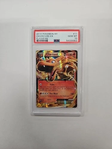 2014 Pokémon XY Flashfire Charizard EX Holo 11/106 PSA 10