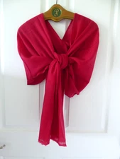 New Nepal Handmade Brick Red 100% Cashmere Pashmina Scarf Wrap Shawl 30x80"