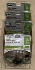 4 Pack Industrial Grade Safety Goggles Anti-Fog Clear Lens Eye Protection