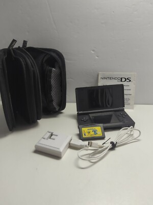 Nintendo DS Lite Console w/ Charger USG-001 Black - Great Condition.
