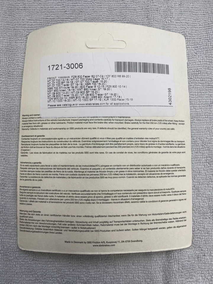 Almohadillas de rotura de metal sinterizado SBS - 634RST - RST Foto 2 de 2