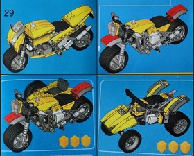 LEGO Creator 8-in-1: 4893 Revvin' Riders Street Bike & Dirt Bike Motorbike Race
