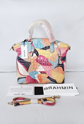 BRAHMIN EXPRESSION LARGE DUXBURY SATCHEL #HARD TO FIND #