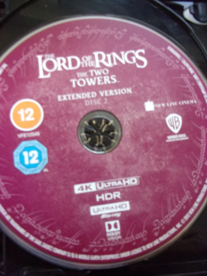 THE LORD OF THE RINGS - THE TWO TOWERS - 2 DISC - EXTENDED VERSION - 4K-ULTRAHD - Image 2 of 4