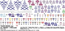 Pronto/Tauro Model 1/700 Imperial Russian Navy Insignia Signal Flags Model Paper