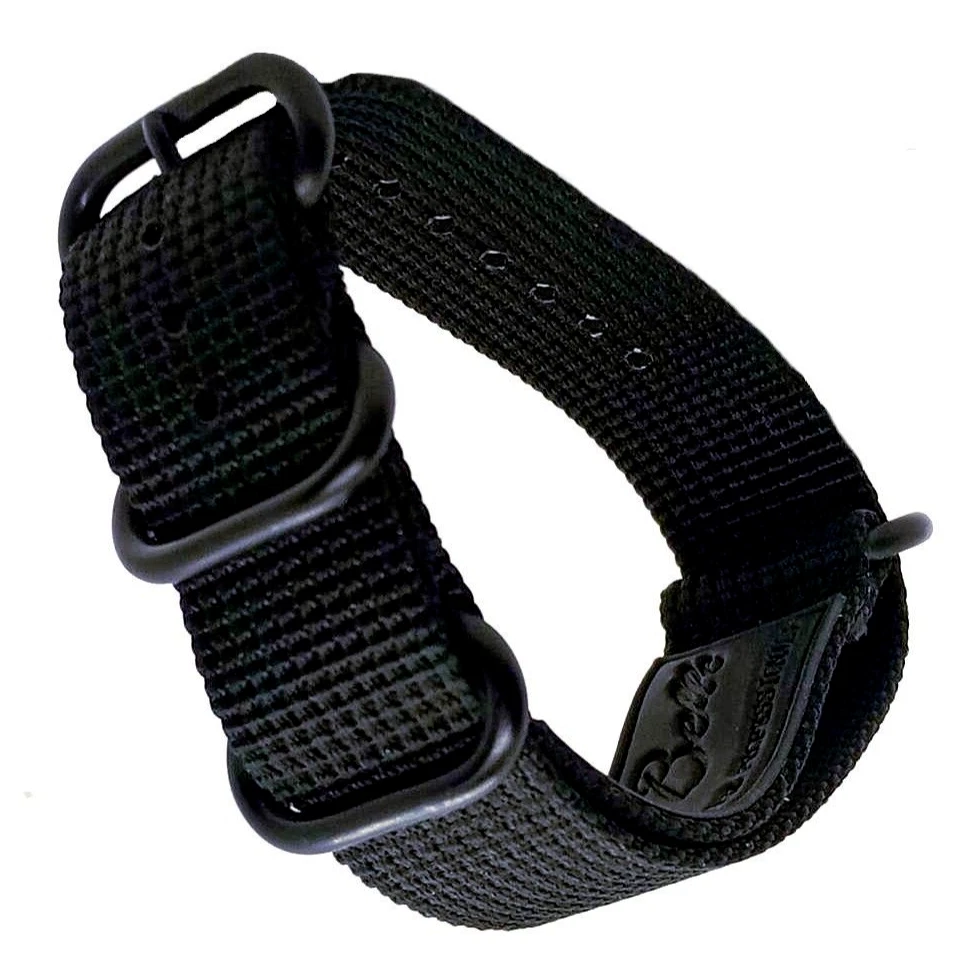 Nylon cinturino 12mm-22mm Navy Bianco Rosso Nato Strap